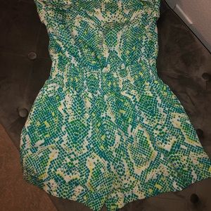 Bebe strapless romper